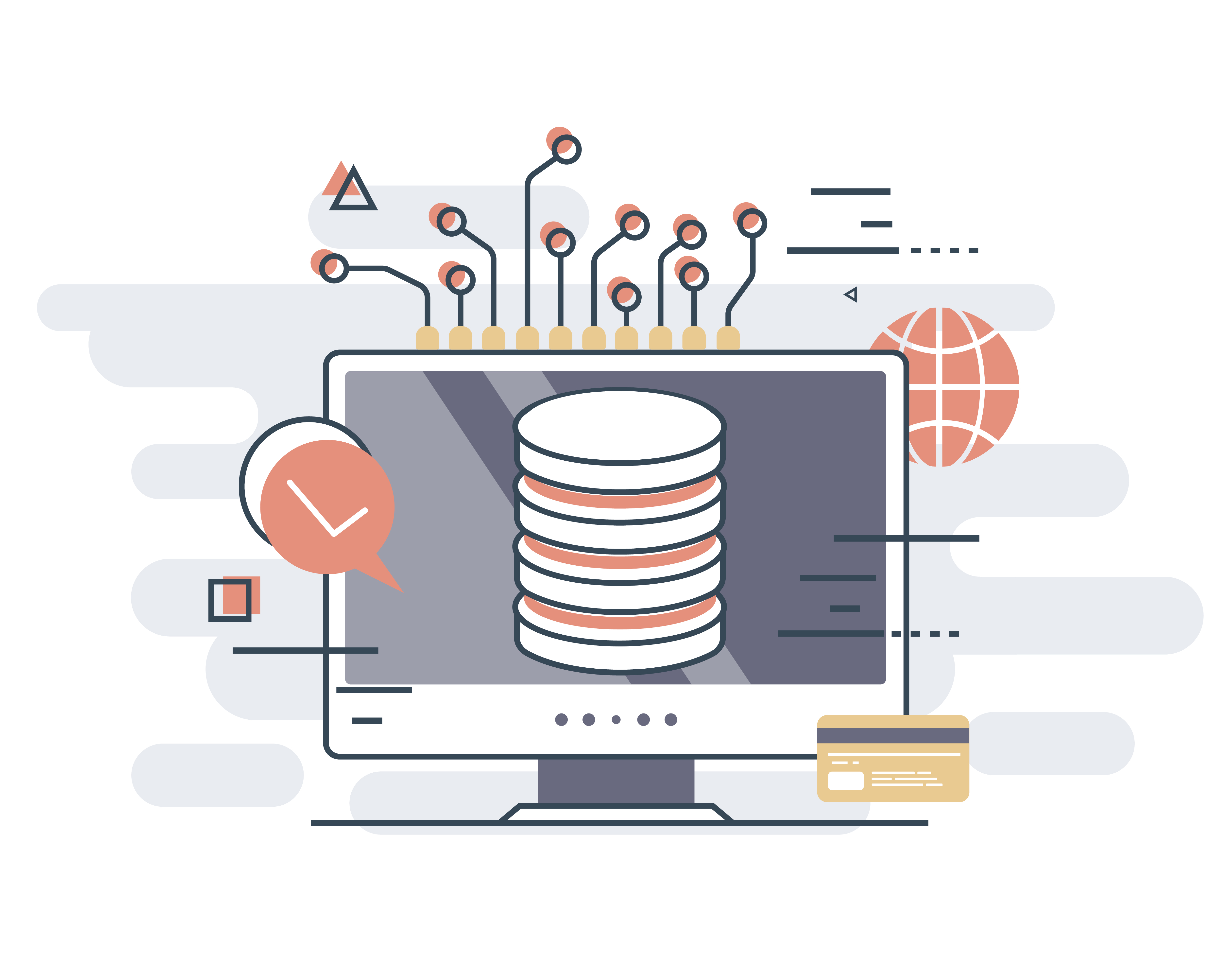 —Pngtree—hosting concept. flat vector illustration_3654351